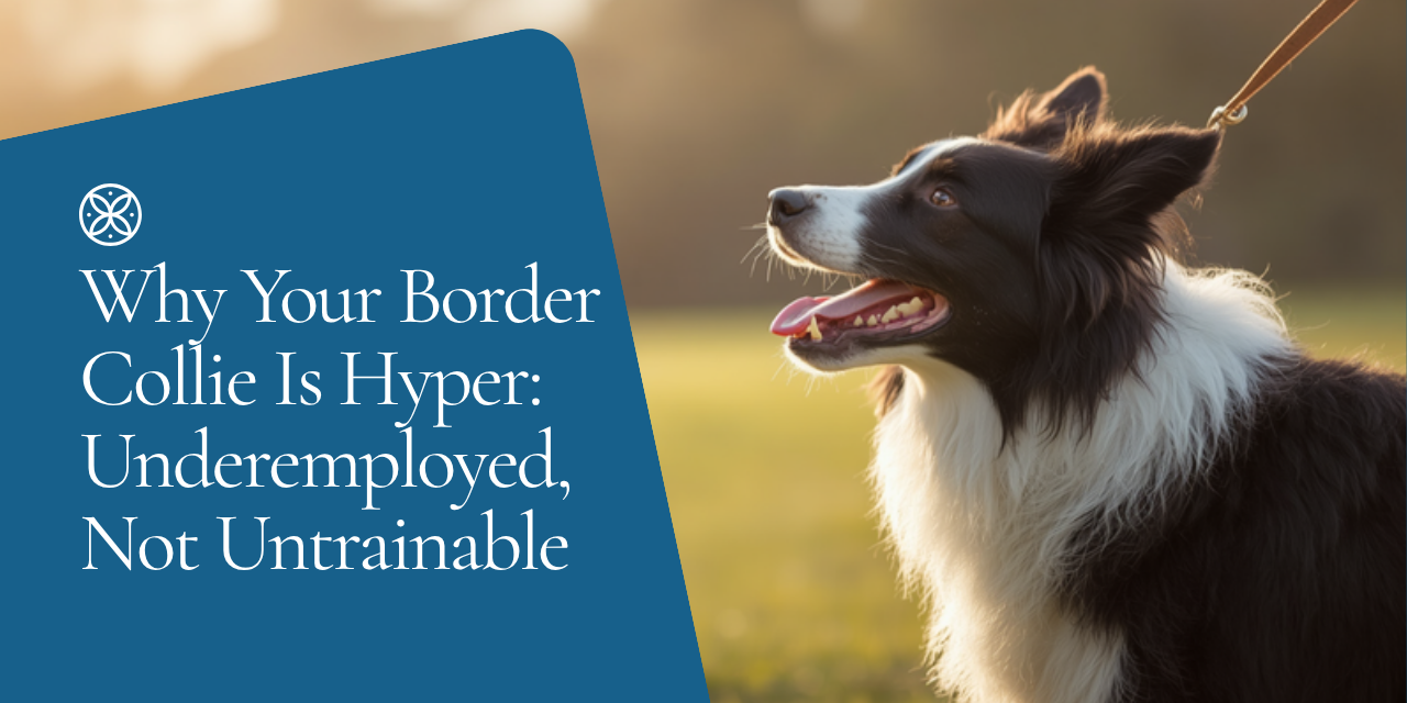 Walkys Dog Training Academy blog: Why Your Border Collie Is Hyper: Underemployed, Not Untrainable