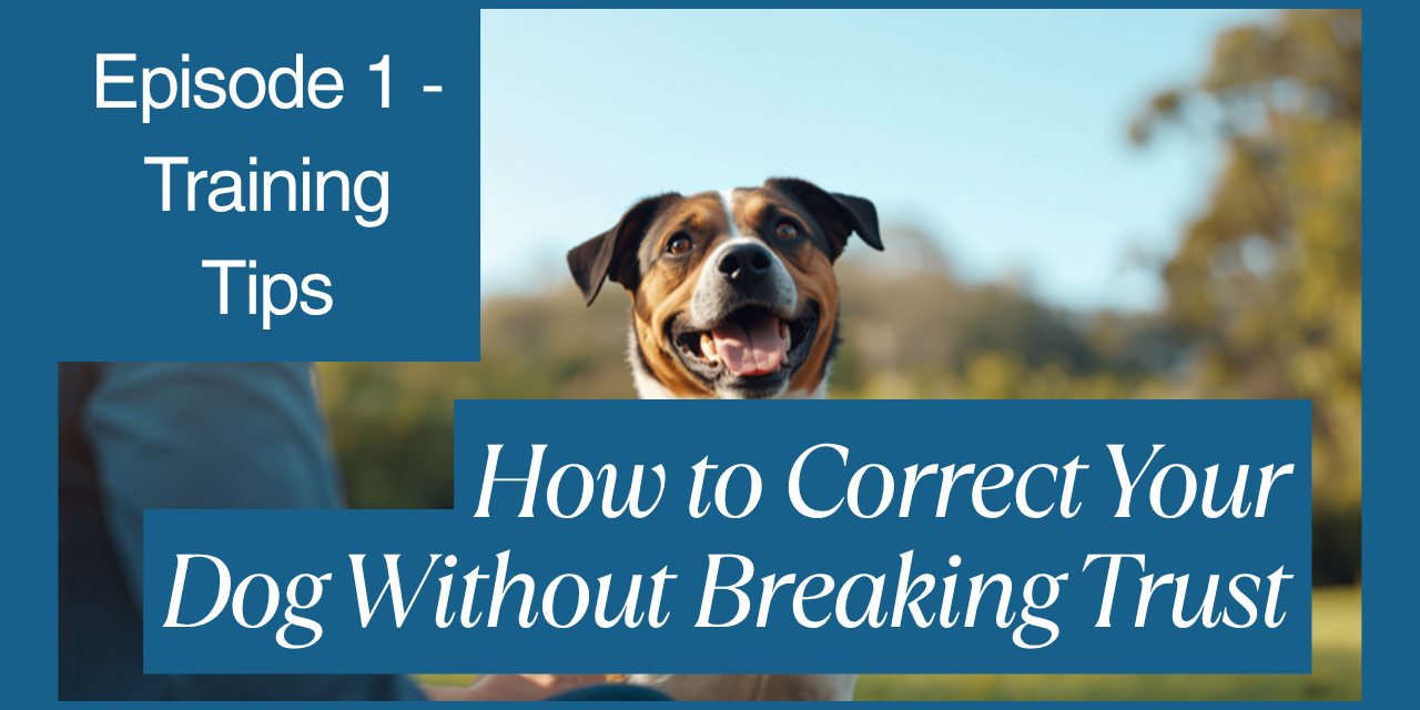 Walkys Dog Training Academy blog: How to Correct Your Dog Without Breaking Trust
