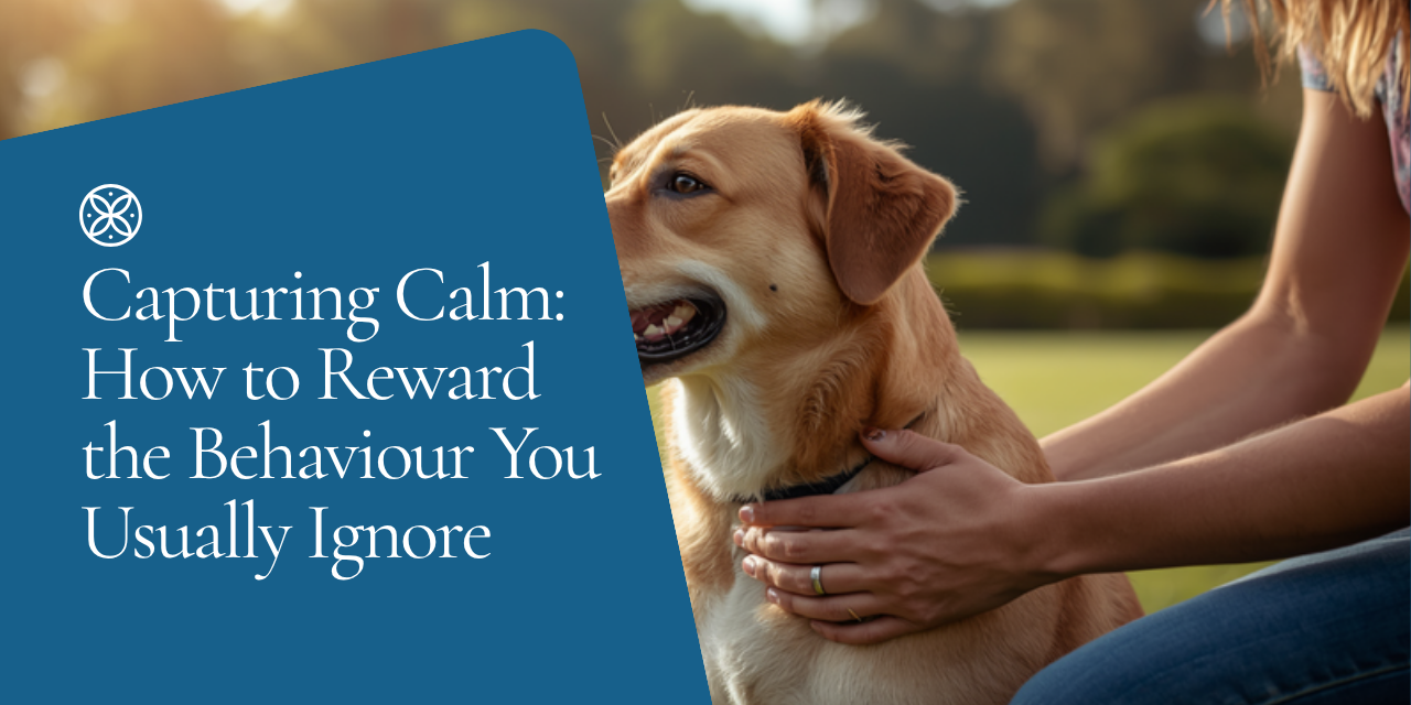 Walkys Dog Training Academy blog: Capturing Calm: How to Reward the Behaviour You Usually Ignore