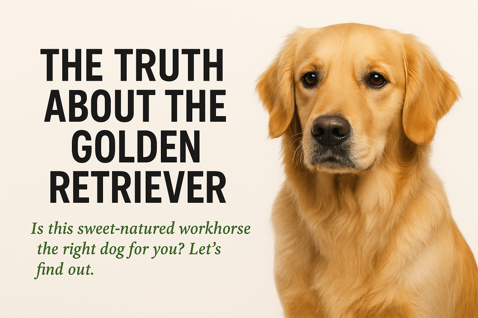 The Truth About the Golden Retriever