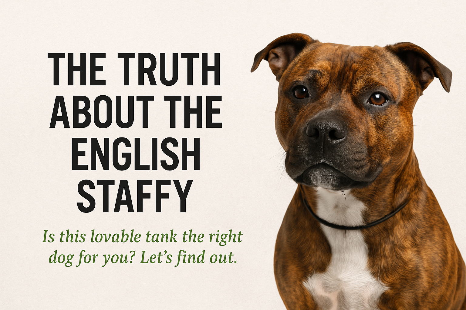 The Truth About the English Staffy