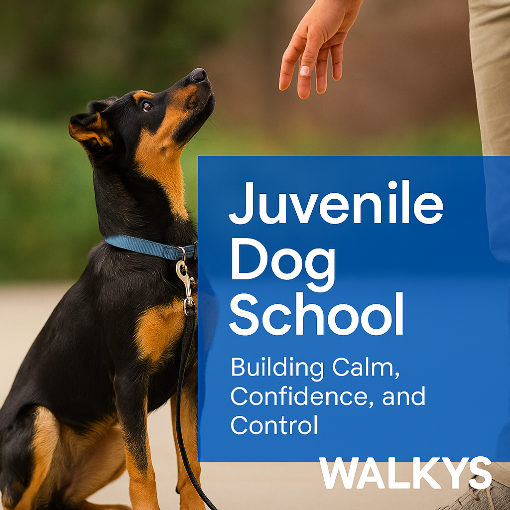Building Pet Obedience School Juvenile Dog Training Class Walkys