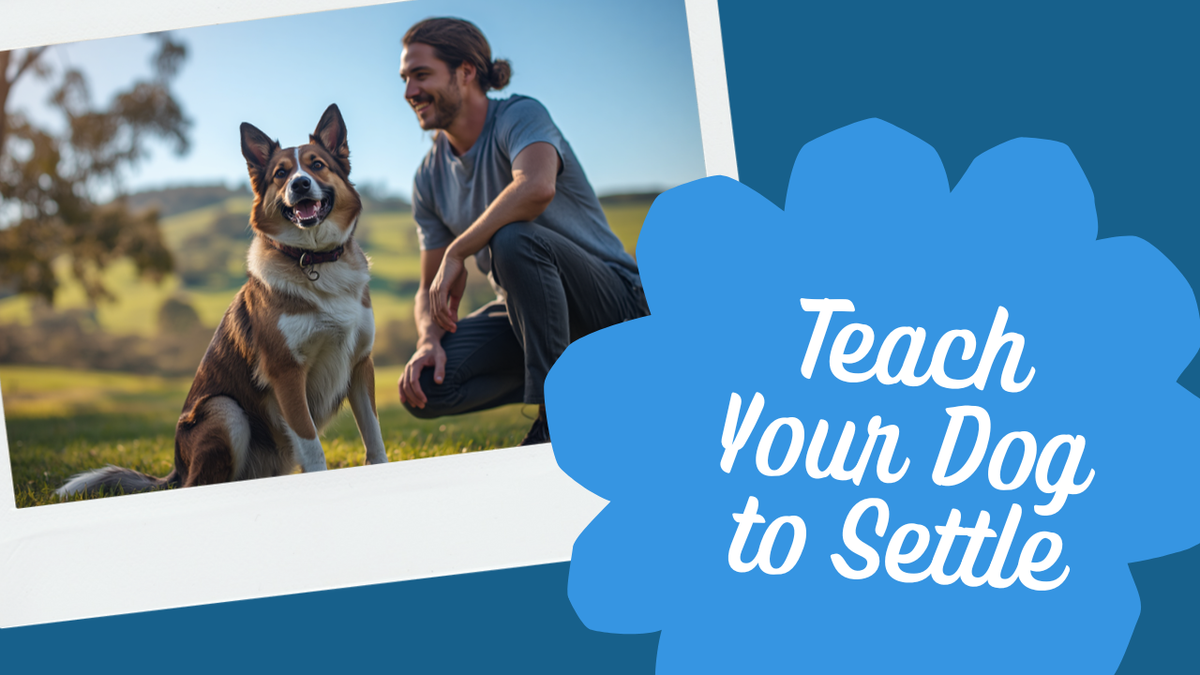 Walkys Dog Training Academy blog: How to Teach a Dog to Settle on Command in 7 Days