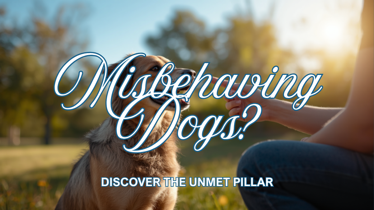 Walkys Dog Training Academy blog: Why Is My Dog Still Misbehaving? Find the Unmet Pillar