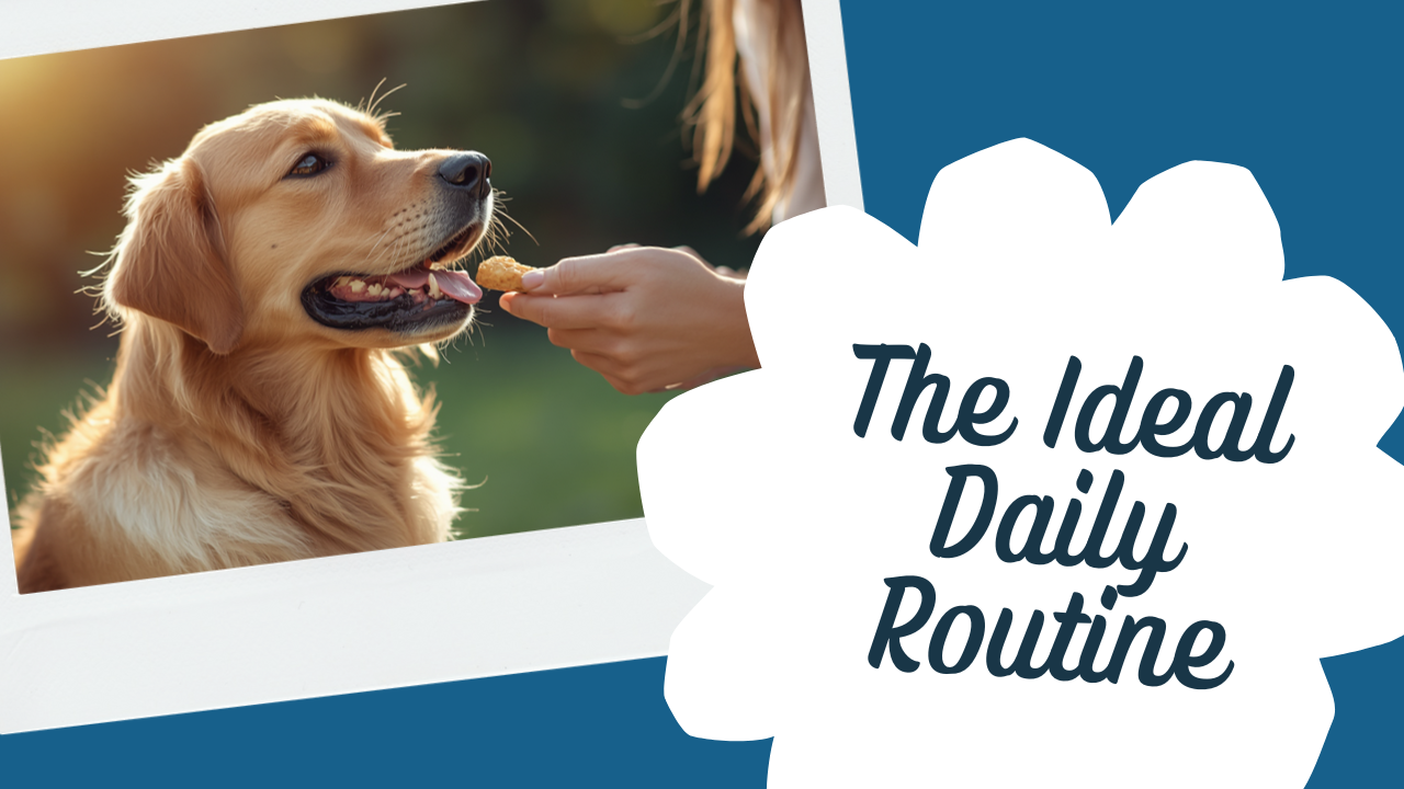 Walkys Dog Training Academy blog: The Ideal Daily Routine for a Calm, Balanced Dog