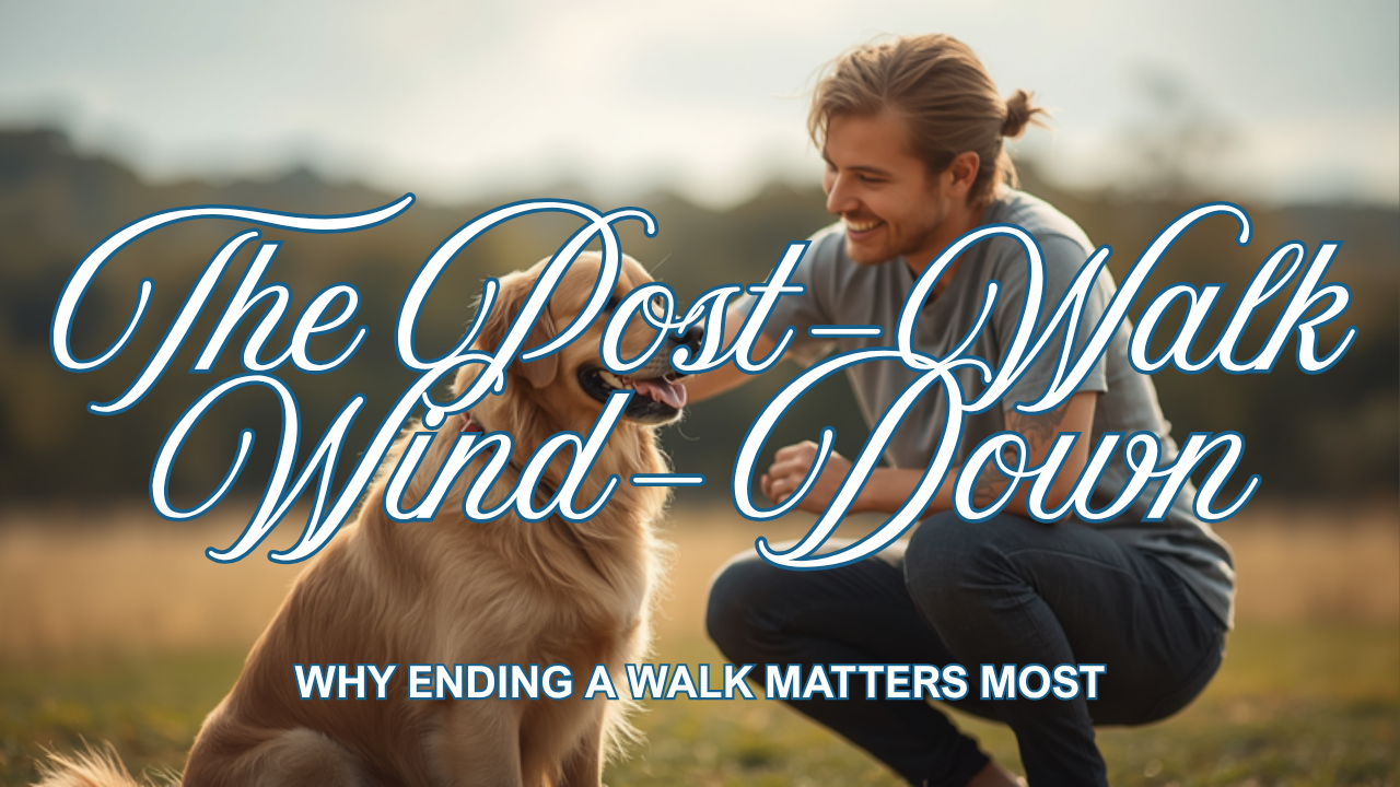 Walkys Dog Training Academy blog: The Post-Walk Wind-Down: Why How You End a Walk Matters Most