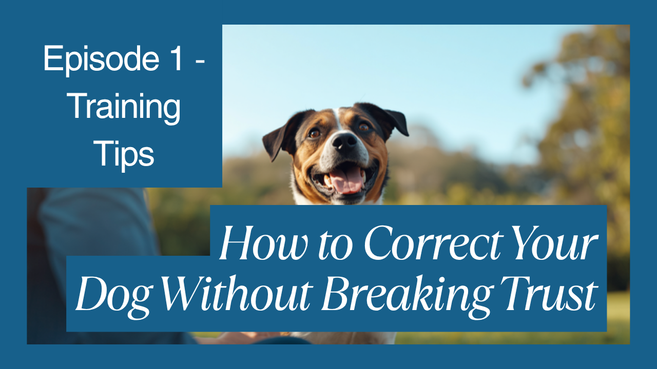 Walkys Dog Training Academy blog: How to Correct Your Dog Without Breaking Trust
