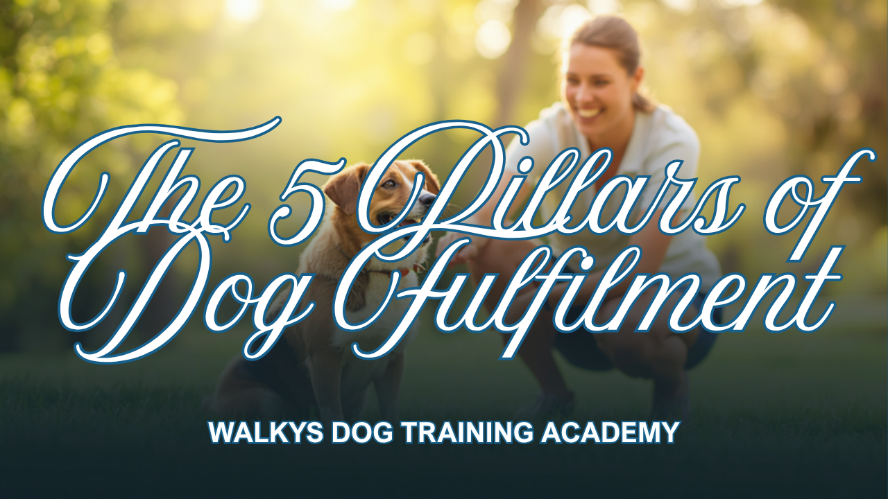Walkys Dog Training Academy blog: The 5 Pillars of Dog Fulfilment: What Your Dog Actually Needs