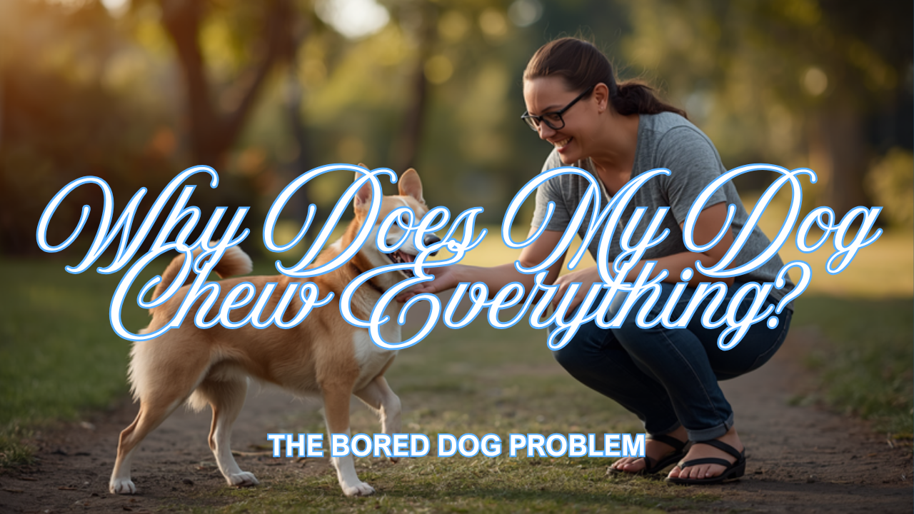 Walkys Dog Training Academy blog: Why Does My Dog Chew Everything? The Bored Dog Problem