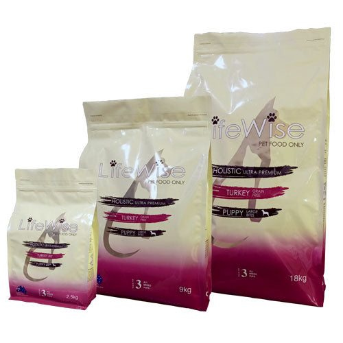 LifeWise Puppy Stage 3 Large Bites: Turkey with Lamb & Vegetables (Grain Free) (1)